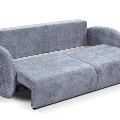 Rozkládací dvoumístná pohovka BARRIE - blankytná