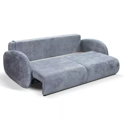 Rozkládací dvoumístná pohovka BARRIE - blankytná