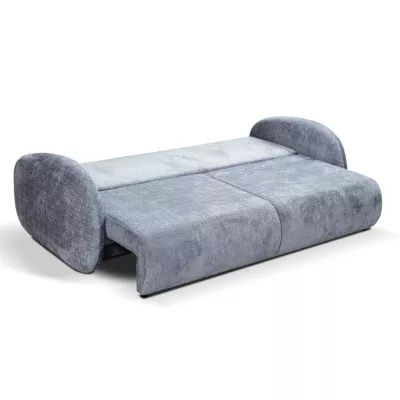 Rozkládací dvoumístná pohovka BARRIE - blankytná