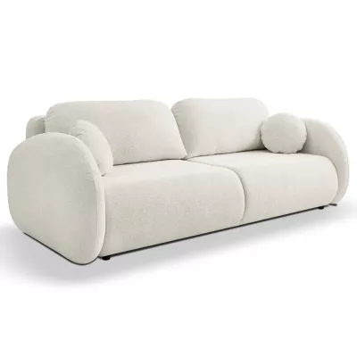 Rozkládací dvoumístná pohovka BARRIE - smetanová