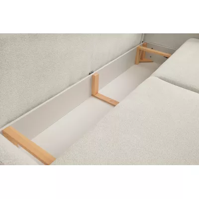 Rozkládací dvoumístná pohovka BARRIE - smetanová