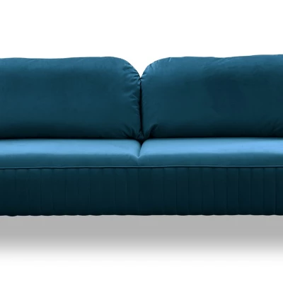 Rozkládací dvoumístná pohovka MONCTON - modrá