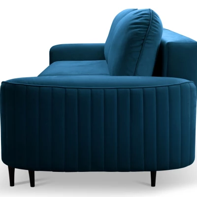 Rozkládací dvoumístná pohovka MONCTON - modrá