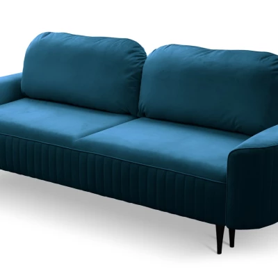 Rozkládací dvoumístná pohovka MONCTON - modrá