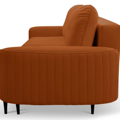 Rozkládací dvoumístná pohovka MONCTON - rezavá