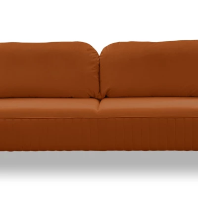 Rozkládací dvoumístná pohovka MONCTON - rezavá