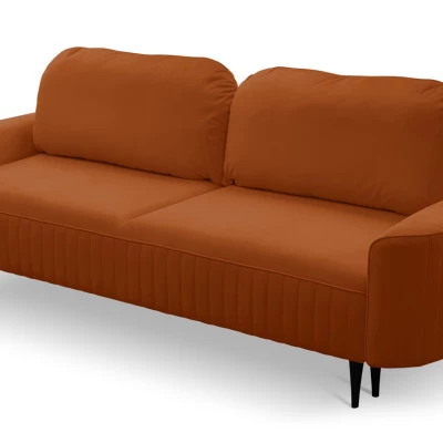 Rozkládací dvoumístná pohovka MONCTON - rezavá