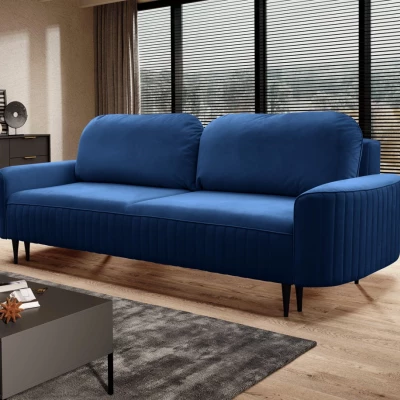 Rozkládací dvoumístná pohovka MONCTON - námořnická modrá