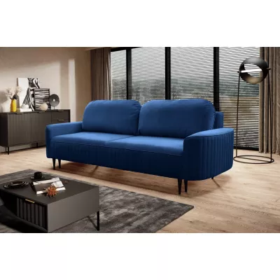 Rozkládací dvoumístná pohovka MONCTON - námořnická modrá