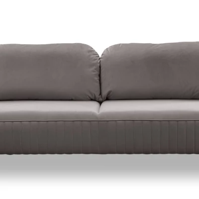 Rozkládací dvoumístná pohovka MONCTON - šedá