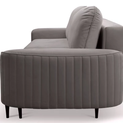 Rozkládací dvoumístná pohovka MONCTON - šedá