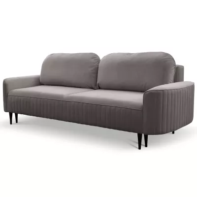 Rozkládací dvoumístná pohovka MONCTON - šedá