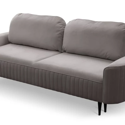 Rozkládací dvoumístná pohovka MONCTON - šedá