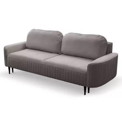 Rozkládací dvoumístná pohovka MONCTON - šedá