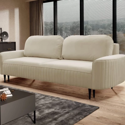 Rozkládací dvoumístná pohovka MONCTON - béžová