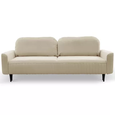 Rozkládací dvoumístná pohovka MONCTON - béžová