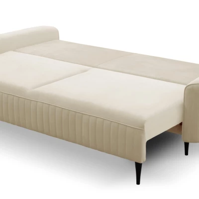 Rozkládací dvoumístná pohovka MONCTON - béžová