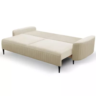 Rozkládací dvoumístná pohovka MONCTON - béžová