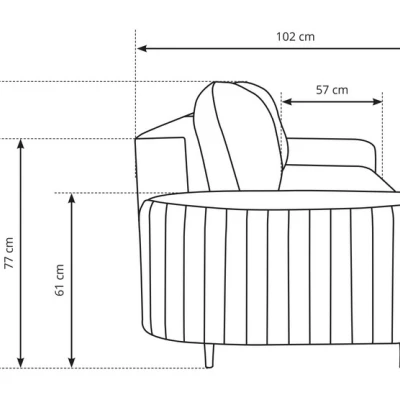 Rozkládací dvoumístná pohovka MONCTON - tmavá zelená