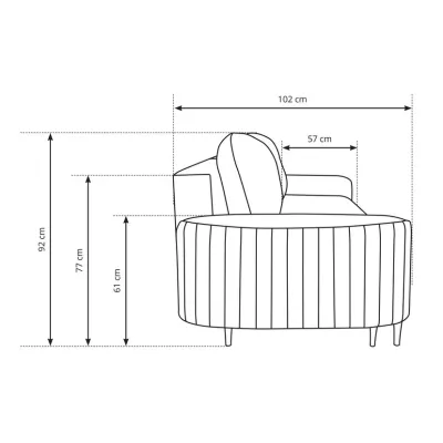 Rozkládací dvoumístná pohovka MONCTON - tmavá zelená