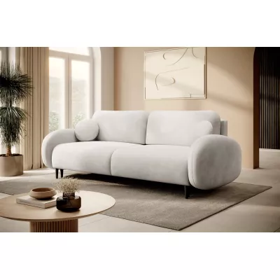 Rozkládací dvousedák s úložným prostorem MORDEN - smetanový