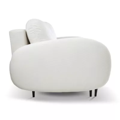 Rozkládací dvousedák s úložným prostorem MORDEN - smetanový