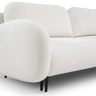 Rozkládací dvousedák s úložným prostorem MORDEN - smetanový