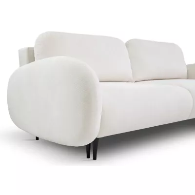 Rozkládací dvousedák s úložným prostorem MORDEN - smetanový