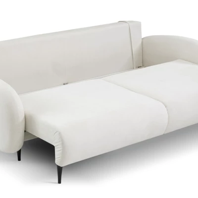 Rozkládací dvousedák s úložným prostorem MORDEN - smetanový