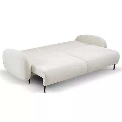 Rozkládací dvousedák s úložným prostorem MORDEN - smetanový