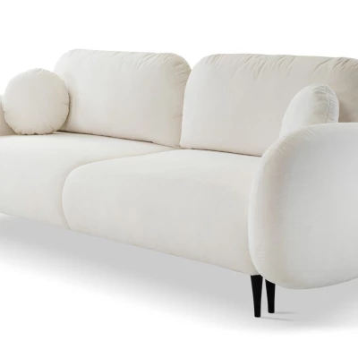 Rozkládací dvousedák s úložným prostorem MORDEN - smetanový