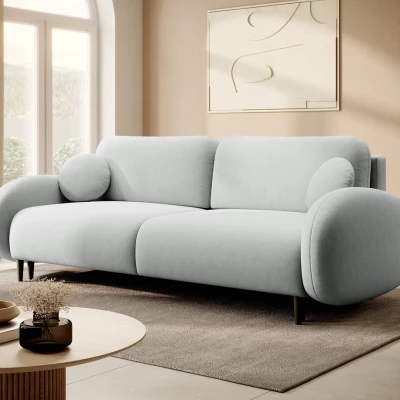 Rozkládací dvousedák s úložným prostorem MORDEN - šedý