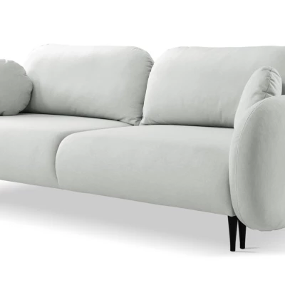 Rozkládací dvousedák s úložným prostorem MORDEN - šedý