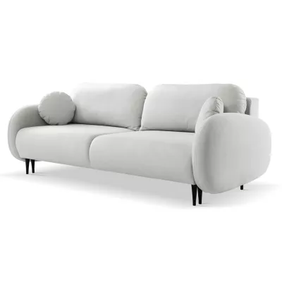 Rozkládací dvousedák s úložným prostorem MORDEN - šedý