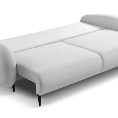 Rozkládací dvousedák s úložným prostorem MORDEN - šedý