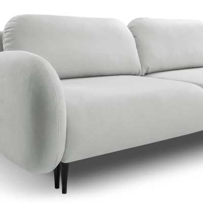 Rozkládací dvousedák s úložným prostorem MORDEN - šedý