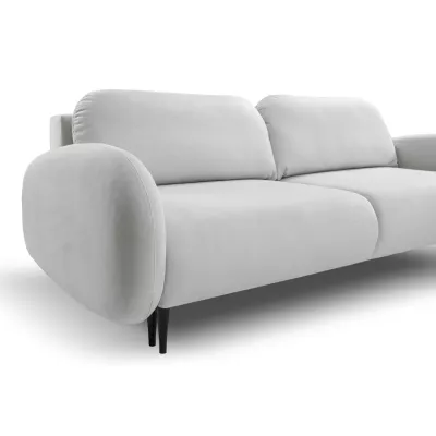 Rozkládací dvousedák s úložným prostorem MORDEN - šedý