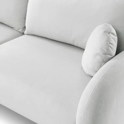 Rozkládací dvousedák s úložným prostorem MORDEN - šedý