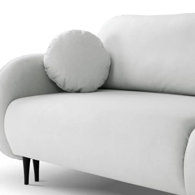 Rozkládací dvousedák s úložným prostorem MORDEN - šedý