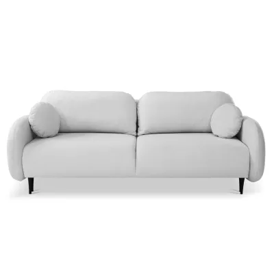 Rozkládací dvousedák s úložným prostorem MORDEN - šedý