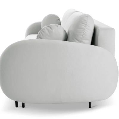 Rozkládací dvousedák s úložným prostorem MORDEN - šedý