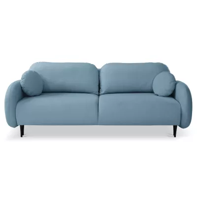 Rozkládací dvousedák s úložným prostorem MORDEN - modrý