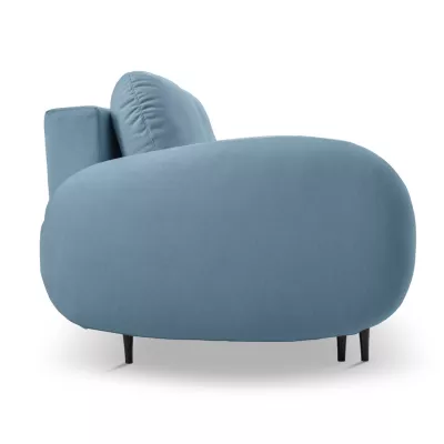 Rozkládací dvousedák s úložným prostorem MORDEN - modrý