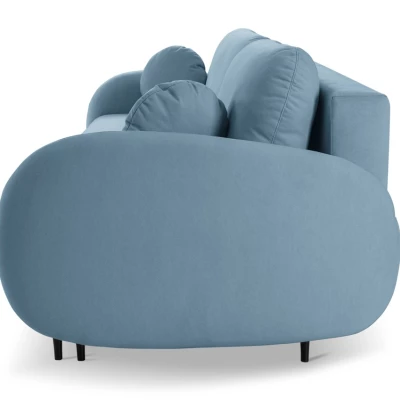 Rozkládací dvousedák s úložným prostorem MORDEN - modrý