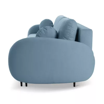 Rozkládací dvousedák s úložným prostorem MORDEN - modrý