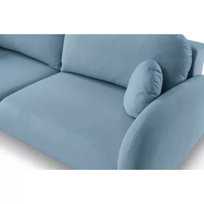 Rozkládací dvousedák s úložným prostorem MORDEN - modrý