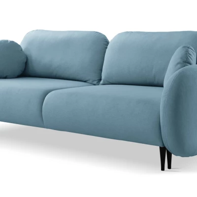 Rozkládací dvousedák s úložným prostorem MORDEN - modrý