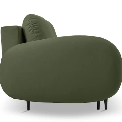 Rozkládací dvousedák s úložným prostorem MORDEN - khaki