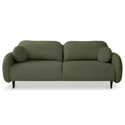 Rozkládací dvousedák s úložným prostorem MORDEN - khaki