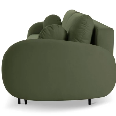 Rozkládací dvousedák s úložným prostorem MORDEN - khaki